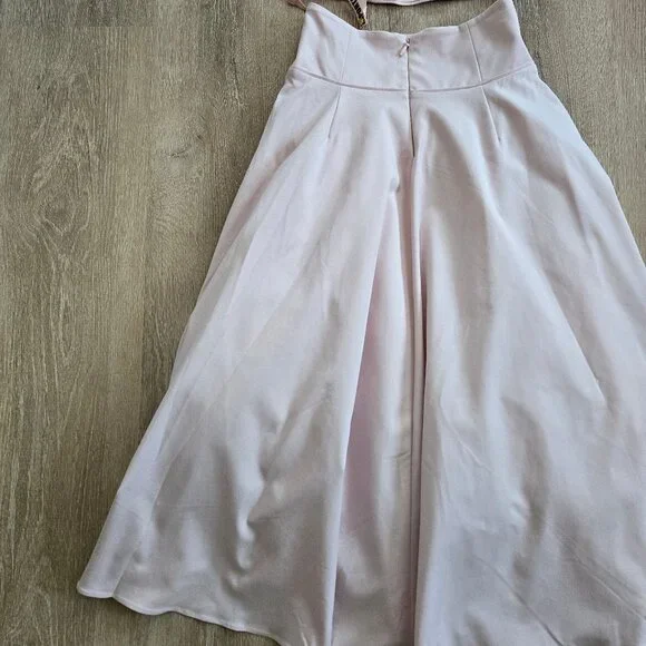 House of CB Pabla Bralette Top & Rita Midi Skirt Set Pink Small New With Tags - Picture 12 of 16